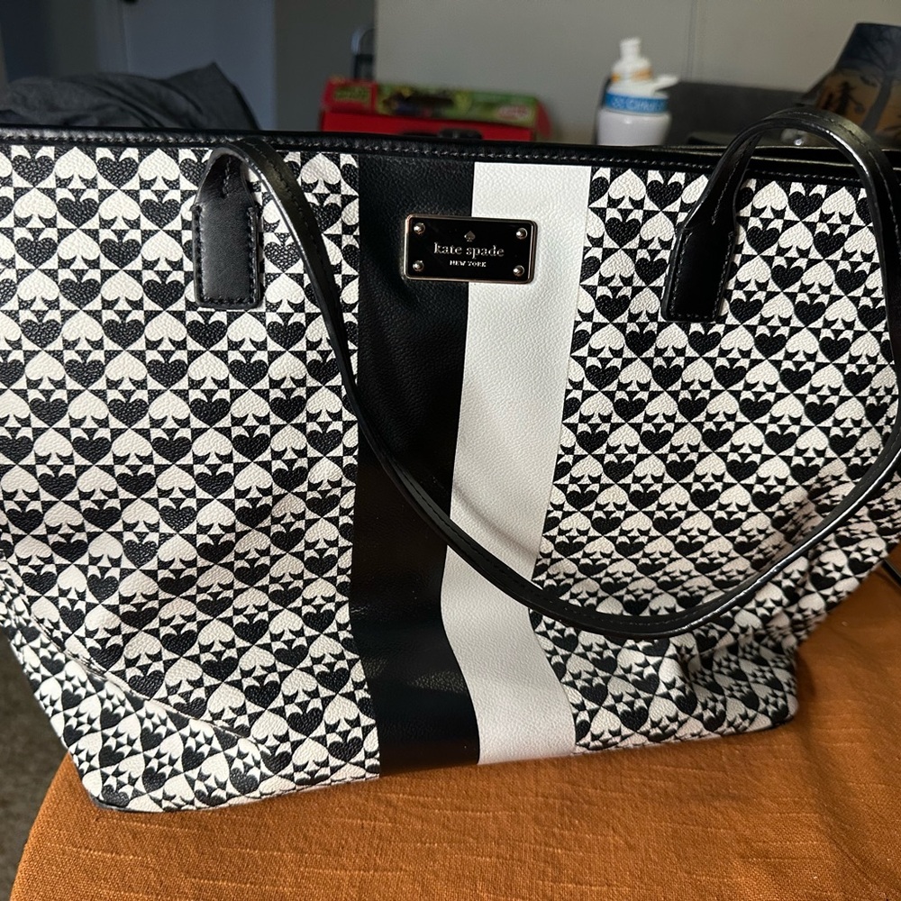 Kate Spade Black and White Spades